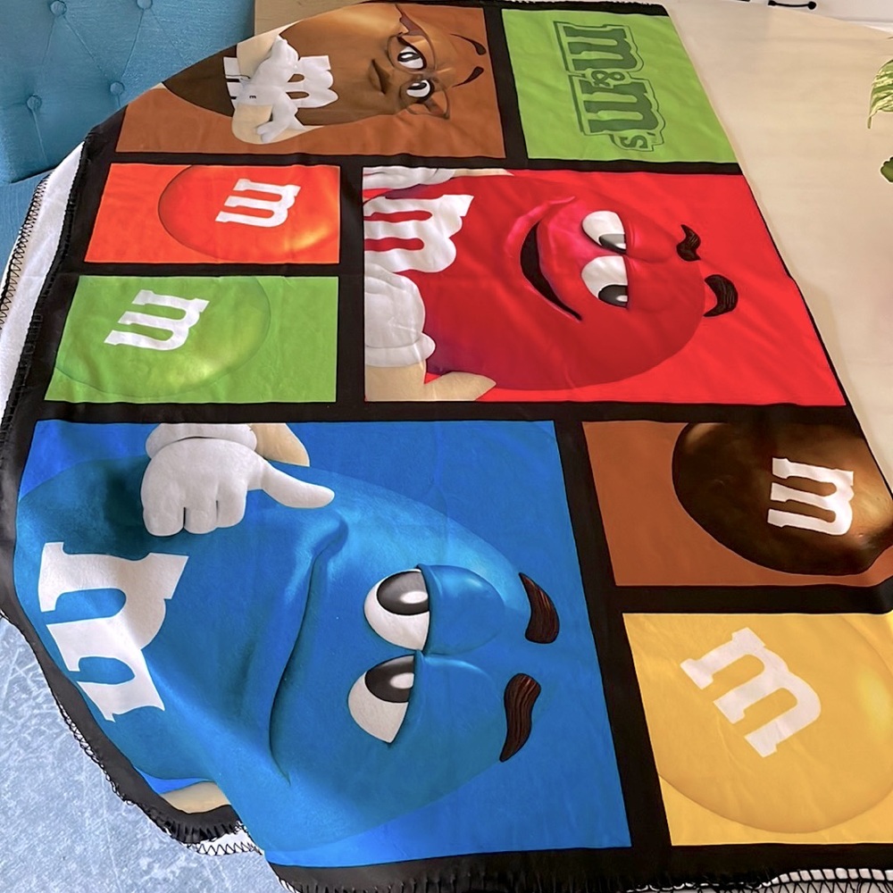 NWOT. M&M’s Cozy Blanket